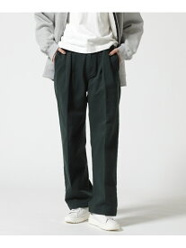 【SALE／50%OFF】2TACK WIDE PANTS/ 2タックワイドパンツ AVIREX アヴィレックス パンツ その他のパンツ グリーン ホワイト ブラウン【RBA_E】【送料無料】[Rakuten Fashion]