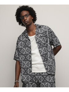 �ySALE�^30%OFF�zHAWAIIAN SHIRT GEOMETRIC TRIANGLE/�n���C�A���V���c �W�I���g���b�N �g���C�A���O�� Schott �V���b�g �g�b�v�X �V���c�E�u���E�X �u���[ �O���[�yRBA_E�z�y���������z[Rakuten Fashion]