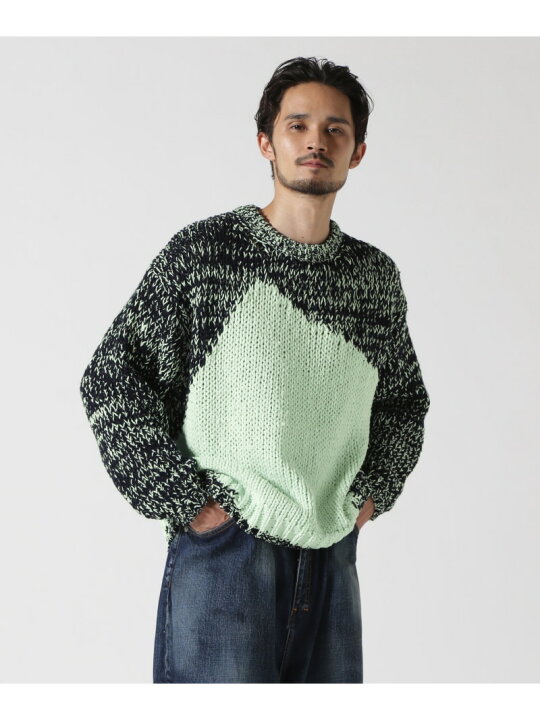 楽天市場】【SALE／50%OFF】YOKE/ヨーク/Intarsia Crewneck Sweater 