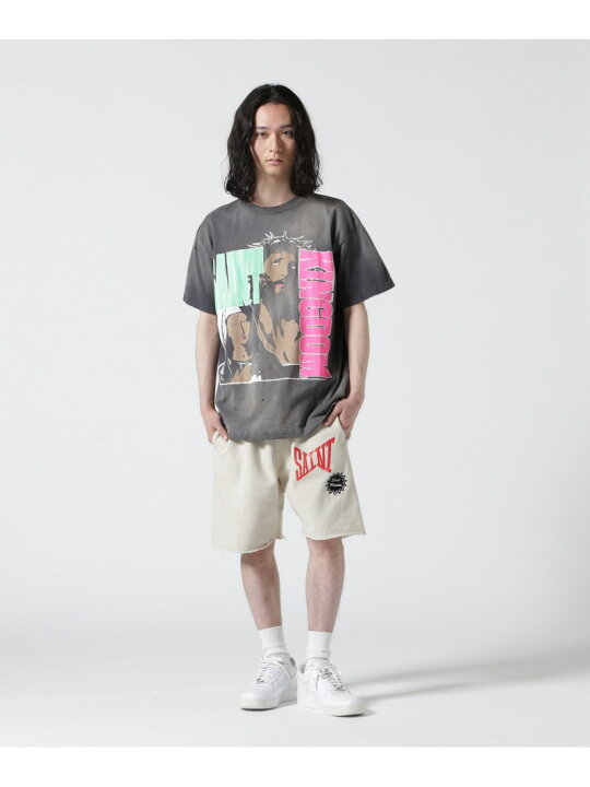 楽天市場】SAINT MICHAEL/セント マイケル/LM_SS TEE/ST KINGDOM/BLK  