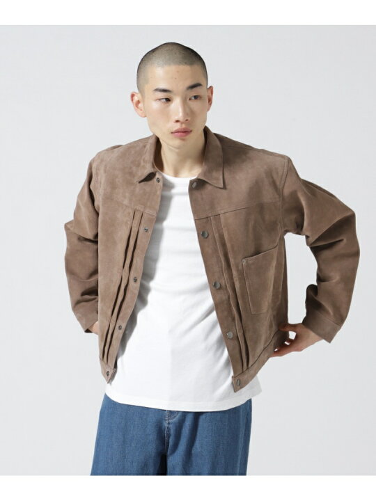 楽天市場】URU/ウル/SUEDE TRUCKER JACKET GARDEN TOKYO ガーデン 