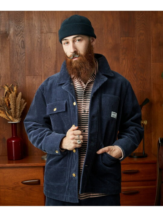 楽天市場】【SALE／20%OFF】CORDUROY COVERALL JACKET/コーデュロイ 