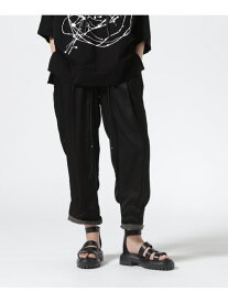 KMRii/ケムリ/Viscose Layered Pants ROYAL FLASH ロイヤルフラッシュ パンツ その他のパンツ ブラック【送料無料】[Rakuten Fashion]