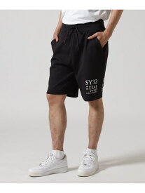 SY32 by SWEET YEARS/SPIRAL KNIT SHORT PANTS ROYAL FLASH ロイヤルフラッシュ パンツ その他のパンツ ホワイト ブラック【送料無料】[Rakuten Fashion]