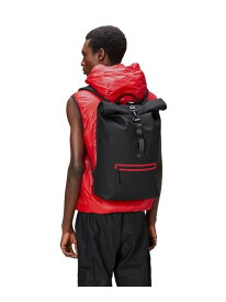 RAINS/レインズ/ROLL TOP RUCKSACK CONTRAST ROYAL FLASH ロイヤルフラッシュ バッグ その他のバッグ ブラック ホワイト【送料無料】[Rakuten Fashion]