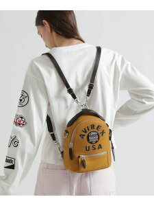 �s���c�X����tLX VARSITY LEATHER MINI BACK PACK AVIREX �A���B���b�N�X �o�b�O ���̑��̃o�b�O �C�G���[�y���������z[Rakuten Fashion]