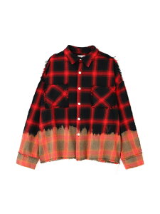 DankeSchon/�_���P�V�F�[��/FLANNEL DAMAGE OMBRE BLEACH CHECK SHIRTS LHP �G���G�C�`�s�[ �g�b�v�X �V���c�E�u���E�X �z���C�g �u���[ ���b�h�y���������z[Rakuten Fashion]