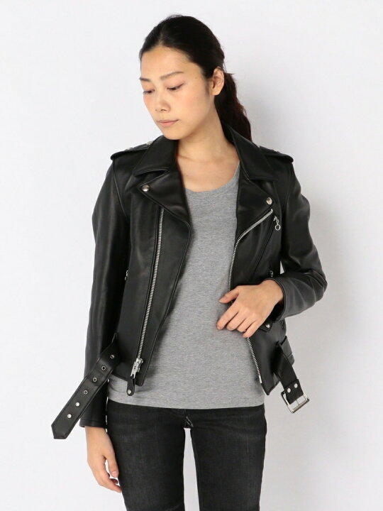 楽天市場】SCHOTT/ショット/213UW WOMENS LAMB SKIN ONE STAR RIDERS 