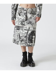 VAQUERA×MOUSSY/���@�P��×�}�E�W�[/VQ PARIS SYNDROME SKIRT ROYAL FLASH ���C�����t���b�V�� �X�J�[�g ���̑��̃X�J�[�g�y���������z[Rakuten Fashion]