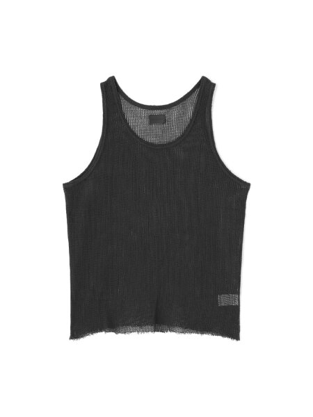 【SALE／50%OFF】DankeSchon/ダンケシェーン/MESH TANKTOP LHP エルエイチピー トップス ノースリーブ・タンクトップ グレー ブラック ホワイト【RBA_E】【送料無料】[Rakuten Fashion]