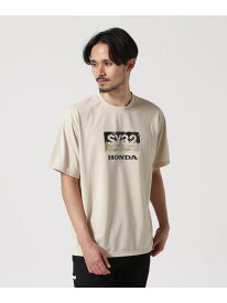 SY32 by SWEET YEARS/HONDA COLLABORATION SY BOX ROYAL FLASH ロイヤルフラッシュ トップス カットソー・Tシャツ ホワイト ブラック ベージュ【送料無料】[Rakuten Fashion]