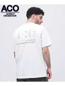�ySALE�^50%OFF�z�sCROSSOVER�tDENIM POCKET T-SHIRT / �N���X�I�[�o�[ �f�j�� �|�P�b�g T�V���c / AVIREX AVIREX �A���B���b�N�X �g�b�v�X �J�b�g�\�[�ET�V���c �O���[�� �u���b�N �z���C�g�yRBA_E�z�y������