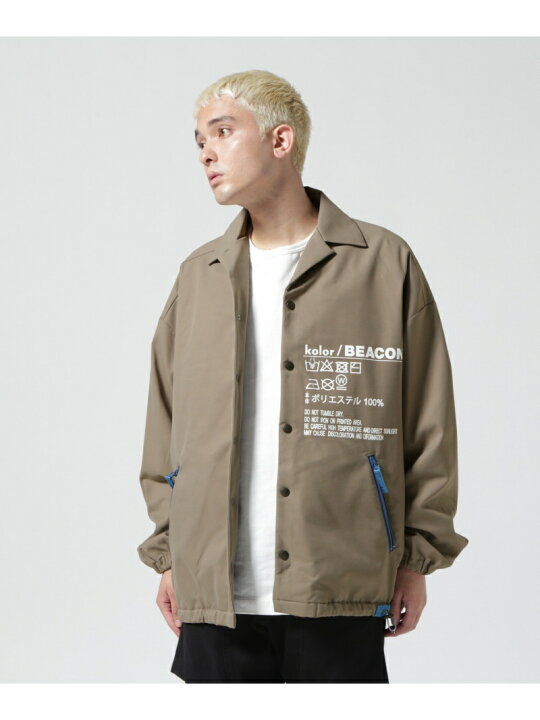 楽天市場】Kolor/BEACON/カラービーコン/Coach Jacket/コーチ 