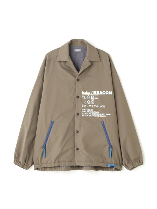 楽天市場】Kolor/BEACON/カラービーコン/Coach Jacket/コーチ 
