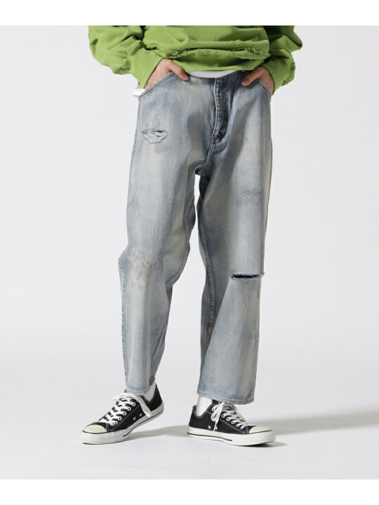 楽天市場】ANCELLM/アンセルム/AGING SELVEDGE TAPERED 5P DENIM PANTS  