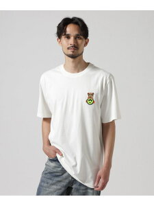 Barrow/�o���[/���{�ʒ� BEAR TEE ROYAL FLASH ���C�����t���b�V�� �g�b�v�X �J�b�g�\�[�ET�V���c �z���C�g �u���b�N�y���������z[Rakuten Fashion]