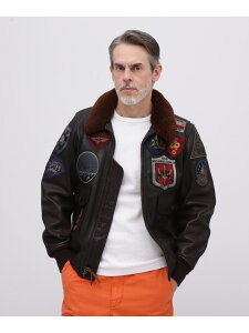 �s50th Anniversary�tG-1 TOP GUN / G-1 �g�b�v�K�� / AVIREX / �A���B���b�N�X AVIREX �A���B���b�N�X �W���P�b�g�E�A�E�^�[ ���C�_�[�X�W���P�b�g �u���E���y���������z[Rakuten Fashion]