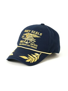 NAVY SEALS APOLLO CAP AVIREX �A���B���b�N�X �X�q ���̑��̖X�q �l�C�r�[ �u���b�N[Rakuten Fashion]