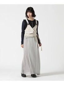 【SALE／30%OFF】AULA AILA/アウラアイラ/DENIM COMBINATION JUMPER SKIRT ROYAL FLASH ロイヤルフラッシュ スカート その他のスカート ブルー グレー【RBA_E】【送料無料】[Rakuten Fashion]