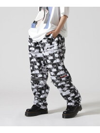 overprint/オーバープリント/FACE KNEE ZIP PANTS LHP エルエイチピー パンツ その他のパンツ ブラック【送料無料】[Rakuten Fashion]