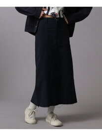 【SALE／30%OFF】《AVIREX * UNIVERSAL OVERALL》WOMENS PAINTER SKIRT/ ペインタースカート / アヴィレックス AVIREX アヴィレックス スカート その他のスカート グリーン ネイビー【RBA_E】【送料無料】[Rakuten Fashion]