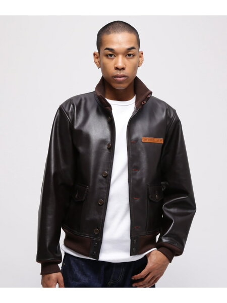 HORSE A-1 JACKET AVIREX アヴィレックス ジャケット・アウター ライダースジャケット ブラウン【送料無料】[Rakuten Fashion]