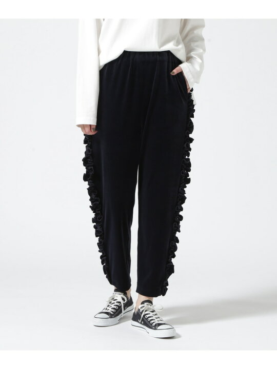 楽天市場】RHODOLIRION/ロドリリオン Frill Side Stripe Pant - Velou  
