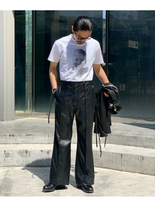 楽天市場】Toironier/トワロニエ/VEGAN LEATHER PANTS/ヴィーガン 