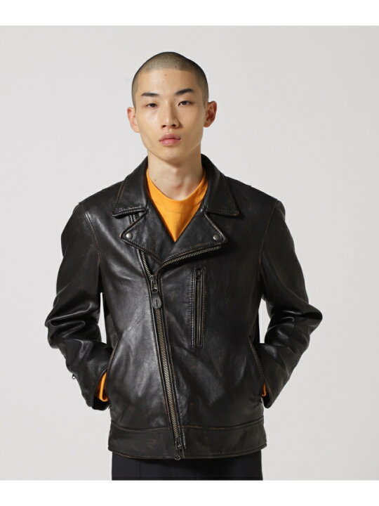 楽天市場】【SALE／40%OFF】AGED LEATHER W-RIDERS/エイジド レザー 