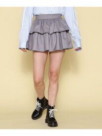 【SALE／50%OFF】NORA/ノラ/レイヤーミニスカート LHP エルエイチピー スカート その他のスカート グレー【RBA_E】【送料無料】[Rakuten Fashion]