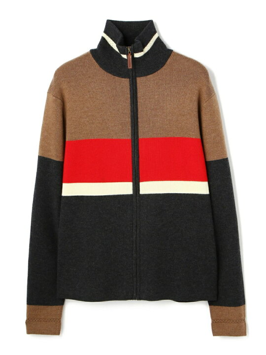 楽天市場】WALES BONNER/ウェールズ・ボナー/GEORGE ZIP KNIT CARDIGAN 