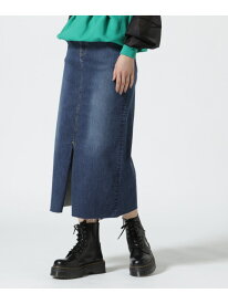 SURT(サート)フロントスリットスカート B'2nd ビーセカンド スカート その他のスカート ブラック ブルー【送料無料】[Rakuten Fashion]