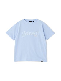 SS T-SHIRT BASIC LOGO/ベーシックロゴ Tシャツ Schott ショット トップス カットソー・Tシャツ ブルー ブラック ホワイト【送料無料】[Rakuten Fashion]