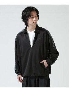 PROJECT PUMA PLUS./�v���W�F�N�g �v�[�} �v���X/T7 SKIPPER JERSEY GARDEN TOKYO �K�[�f�� �W���P�b�g�E�A�E�^�[ �u���]���E�W�����p�[ �u���b�N�y���������z[Rakuten Fashion]