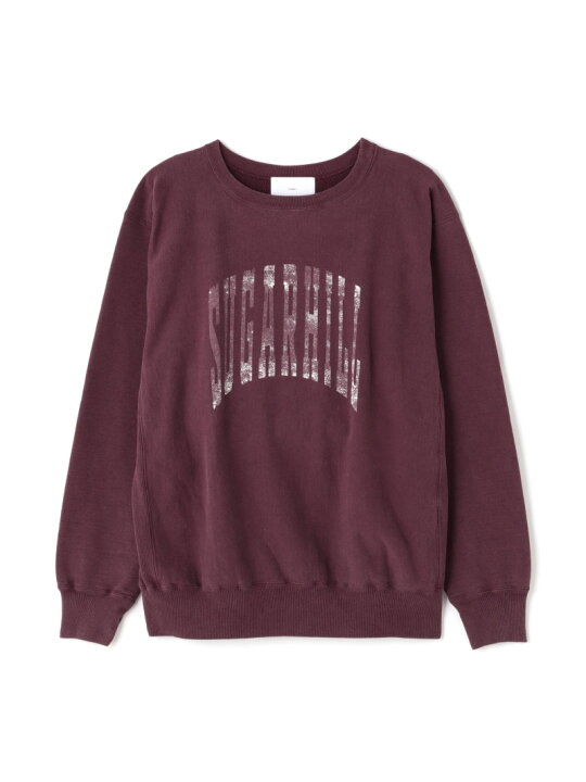 楽天市場】SUGARHILL/シュガーヒル/COLLEGE PRINT SWEAT SHIRT 