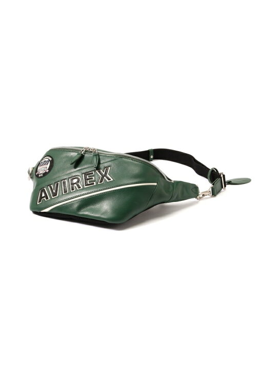 楽天市場】VARSITY LEATHER BODY BAG / バーシティ レザー ボディ 