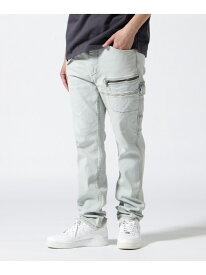 《直営店限定》STRETCH DENIM POCKET PANTS / ストレッチ デニム ポケット パンツ / AVIREX AVIREX アヴィレックス パンツ ジーンズ・デニムパンツ ブルー【送料無料】[Rakuten Fashion]