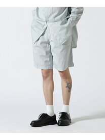 【SALE／30%OFF】YOKE/ヨーク/Garment Dye Stripe Belted Wide Shorts GARDEN TOKYO ガーデン パンツ その他のパンツ グリーン ブルー【RBA_E】【送料無料】[Rakuten Fashion]
