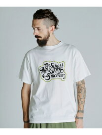 T-SHIRT CURSIVE SCRIPT/カーシヴ・スクリプト Tシャツ Schott ショット トップス カットソー・Tシャツ ホワイト ベージュ ネイビー【送料無料】[Rakuten Fashion]