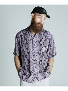 RAYON SHIRT PYTHON/���[�����V���c �p�C�\�� Schott �V���b�g �g�b�v�X �V���c�E�u���E�X �p�[�v���y���������z[Rakuten Fashion]