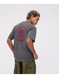 【SALE／30%OFF】《WEB限定》US AIR FORCE ACADEMY T-SHIRT / エアフォース アカデミー 半袖Tシャツ / AVIREX AVIREX アヴィレックス トップス カットソー・Tシャツ グレー ブルー ホワイト【RBA_E】【送料無料】[Rakuten Fashion]
