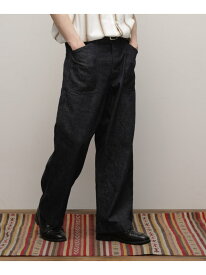 JAPAN NEP DENIM BAKER PANTS/ジャパン ネップデニム ベイカー パンツ Schott ショット パンツ ジーンズ・デニムパンツ ブルー ブラック【送料無料】[Rakuten Fashion]