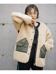 RETRO GRADE/���g�� �O���[�h �V�[�v �g���� �{�A ���C�i�[ / SHEEP TRIM BOA LINER IMPORT ORIGINAL �r�[�o�[ �W���P�b�g�E�A�E�^�[ �u���]���E�W�����p�[ �u���b�N �u���E���y���������z[Rakuten Fashion]