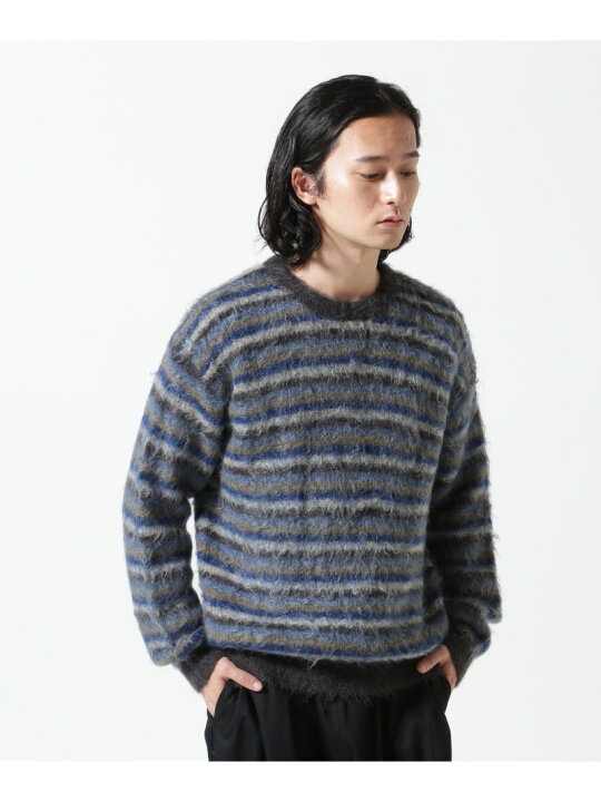 楽天市場】【SALE／30%OFF】YOKE/ヨーク/MOHAIR BORDER SWEATER GARDEN 