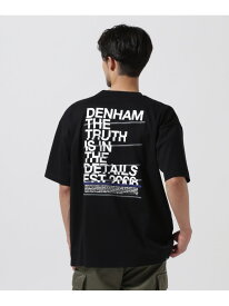 DENHAM/デンハム/TOKYO CUTTING AND CONCEPT TEE ROYAL FLASH ロイヤルフラッシュ トップス カットソー・Tシャツ ブラック ホワイト【送料無料】[Rakuten Fashion]