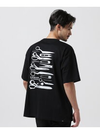 DENHAM/デンハム/TOKYO SCISSORS AND FRIENDS TEE ROYAL FLASH ロイヤルフラッシュ トップス カットソー・Tシャツ ブラック ホワイト【送料無料】[Rakuten Fashion]