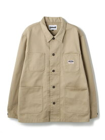 【SALE／30%OFF】TC WORK COVERALL/ワーク カバーオール Schott ショット ジャケット・アウター ブルゾン・ジャンパー ブラック グレー ブラウン グリーン カーキ ホワイト【RBA_E】【送料無料】[Rakuten Fashion]