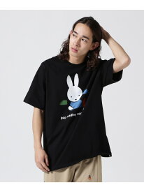 POP TRADING COMPANY/ポップトレーディングカンパニー/Pop & Miffy Footwear T-Shirt GARDEN TOKYO ガーデン トップス カットソー・Tシャツ ブラック【送料無料】[Rakuten Fashion]