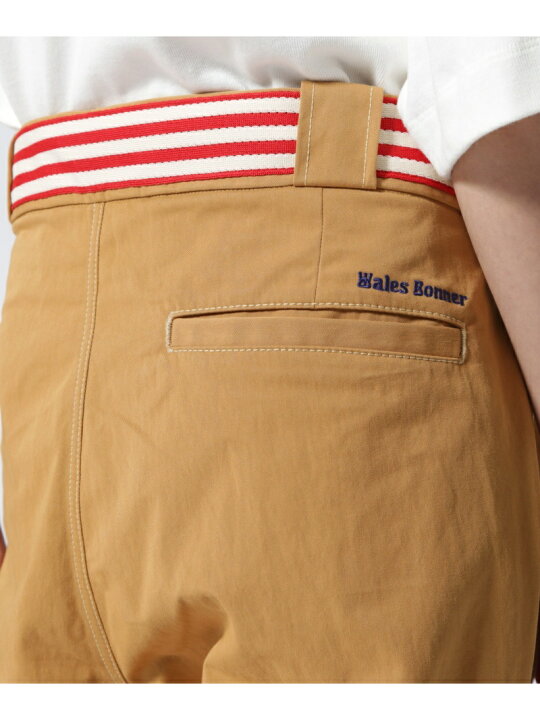 WALES BONNER ベージュ サイドストライプ チノパン（楽天市場】adidas  