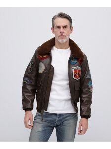 G-1 TOP GUN / G-1 �g�b�v�K�� AVIREX �A���B���b�N�X �W���P�b�g�E�A�E�^�[ ���C�_�[�X�W���P�b�g �u���b�N �u���E���y���������z[Rakuten Fashion]